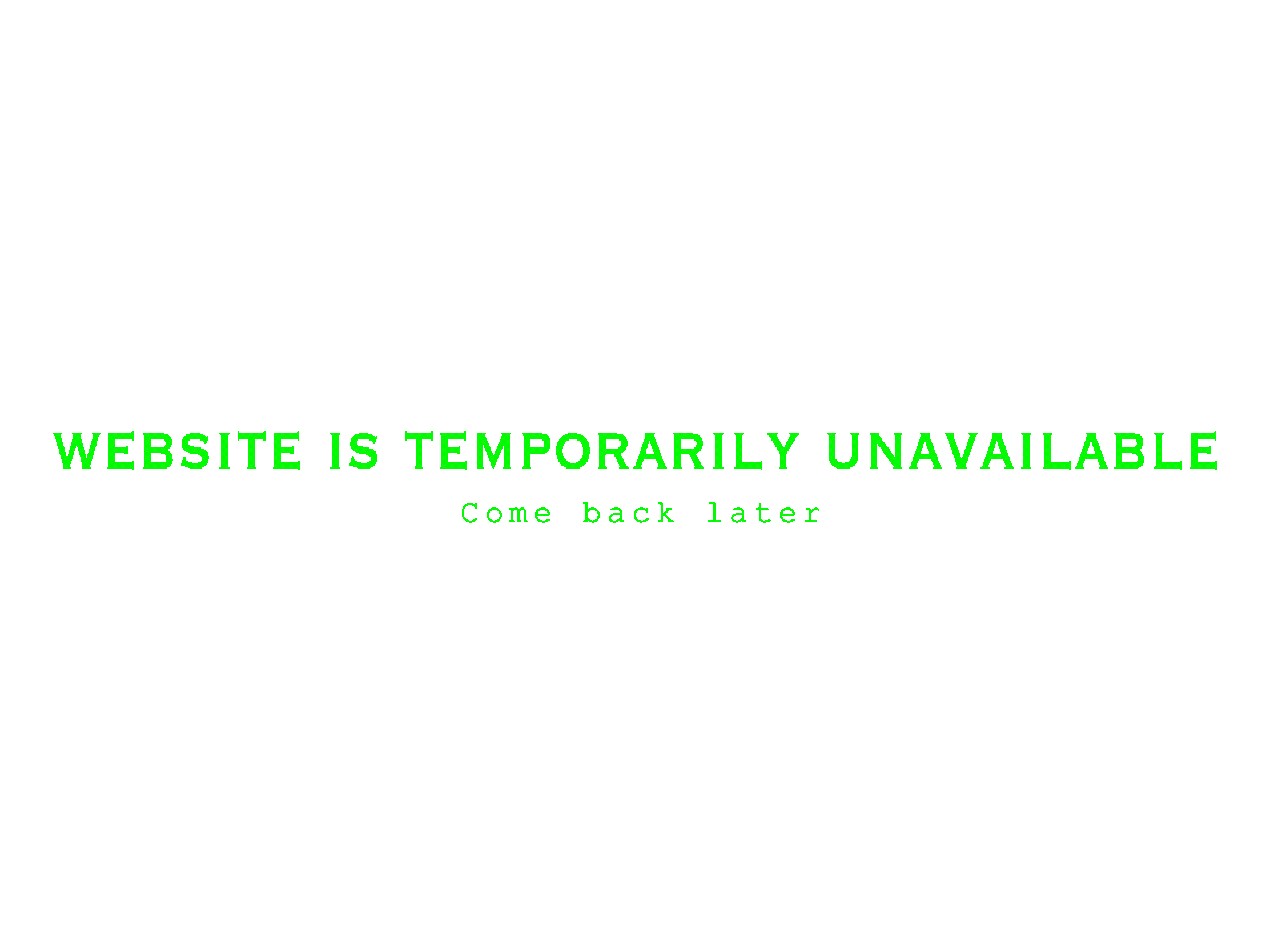 Error message